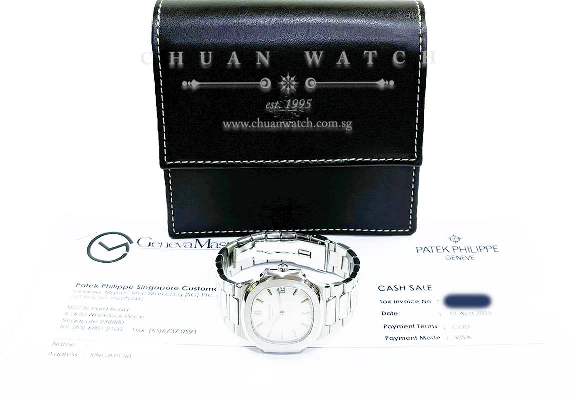 Patek Philippe Nautilus Quartz Steel 33mm 3900/1 White Tritium - Discontinued - Image 4
