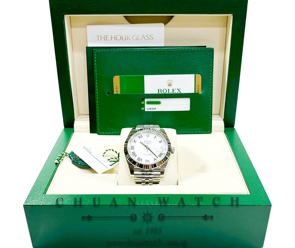 Rolex DateJust 41 Jubilee 126334 White Roman - Image 4