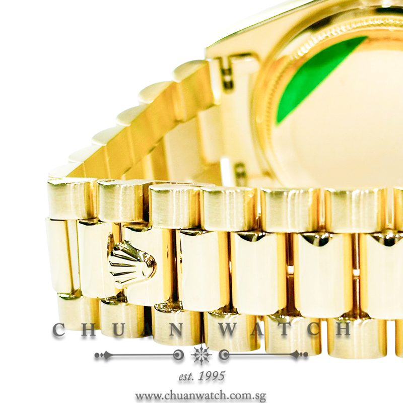 Rolex Day-Date President Yellow Gold 36mm 18038 Champagne Diamonds - Discontinued - Image 3