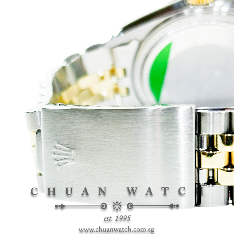 Rolex Vintage Gents' DateJust Two-Tone 36mm 16013 Champagne Linen Index Tritium - Discontinued - Image 3