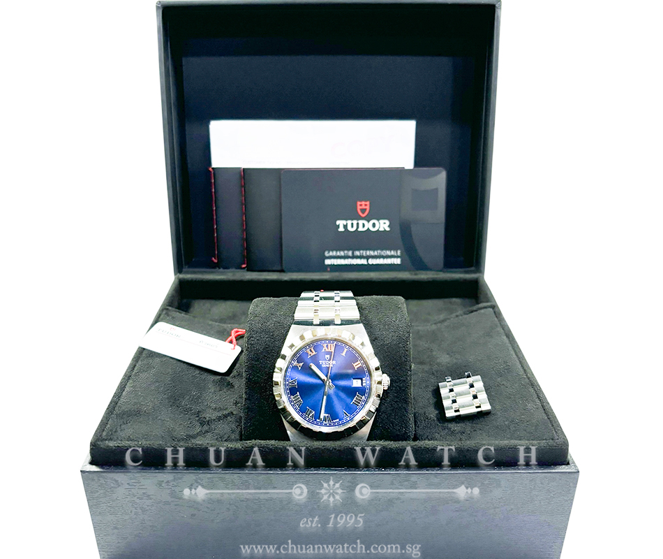 Tudor Royal 38mm 28500 Blue Roman - Image 4