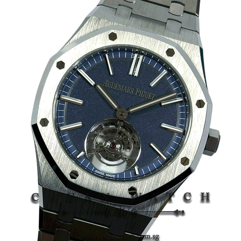 Audemars Piguet Royal Oak Flying Tourbillon Smoked Blue Titanium 41mm 26730TI