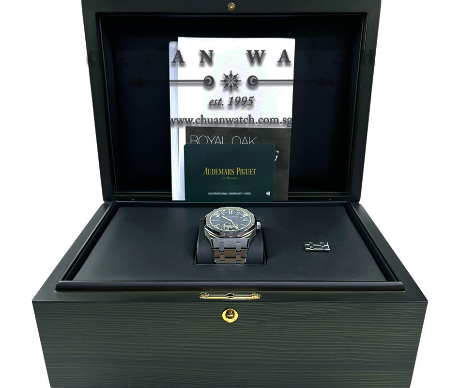 Audemars Piguet Royal Oak Flying Tourbillon Smoked Blue Titanium 41mm 26730TI - Image 2