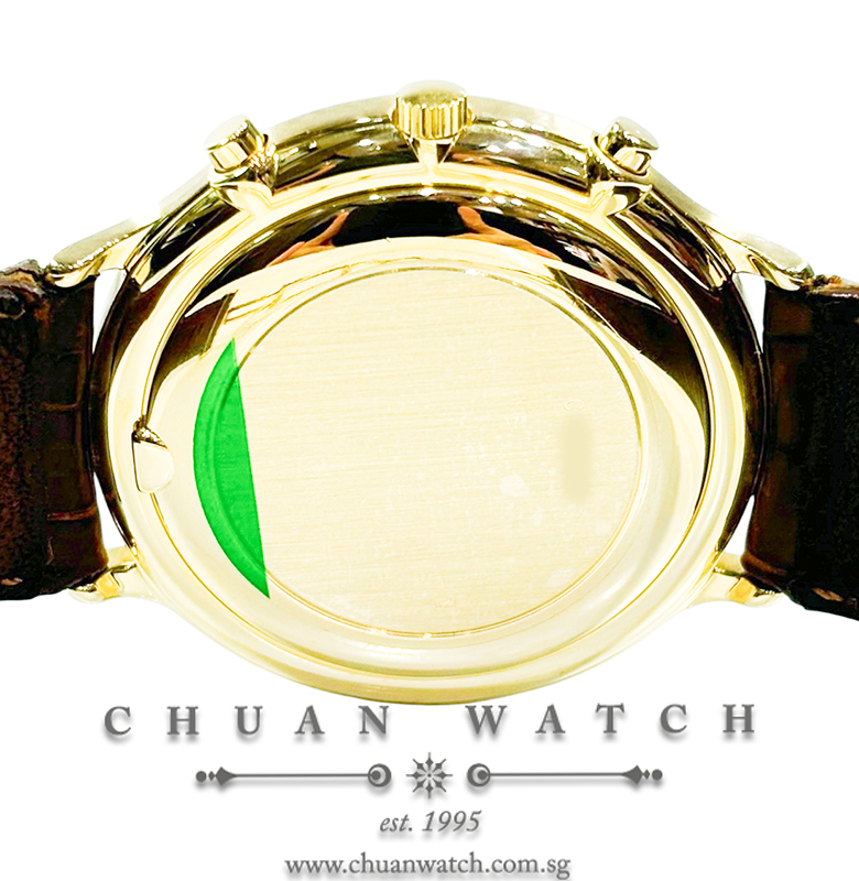 Audemars Piguet Vintage Huitieme Chronograph Yellow Gold 40mm 25644 Silver - Discontinued - Image 2