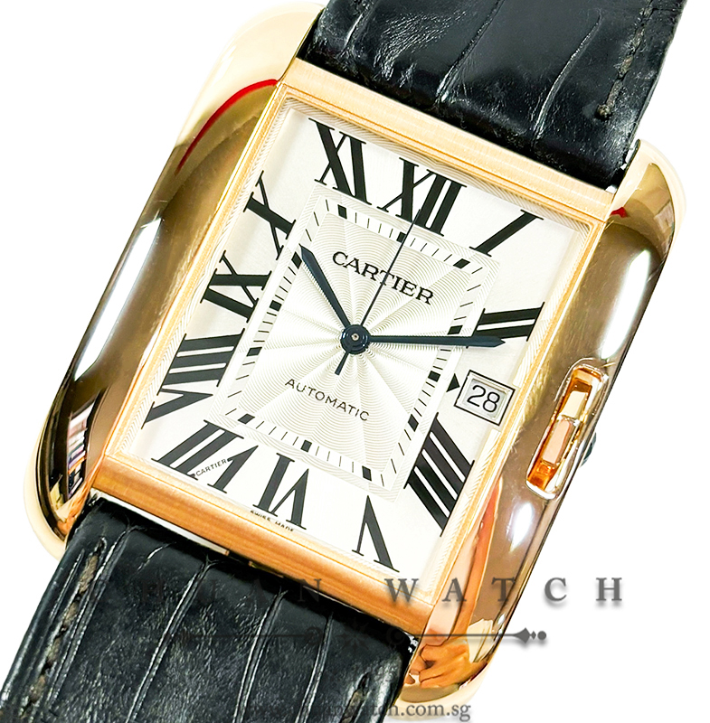 Cartier Tank Anglaise XL Automatic Rose Gold 36.2mm W5310004 - Discontinued