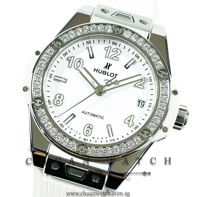 Hublot Big Bang One Click Steel White Diamonds 39mm 465.SE.2010.RW.1204