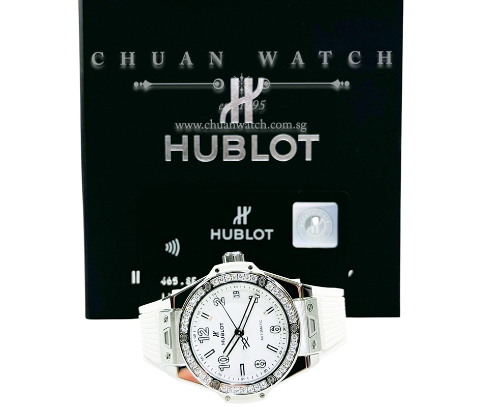 Hublot Big Bang One Click Steel White Diamonds 39mm 465.SE.2010.RW.1204 - Image 4