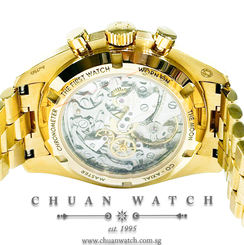 Omega Speedmaster Moonwatch Professional Moonshine Gold 42mm 310.60.42.50.10.001 Green - Image 2