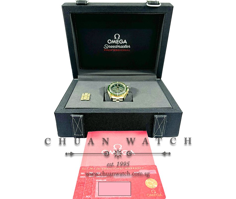 Omega Speedmaster Moonwatch Professional Moonshine Gold 42mm 310.60.42.50.10.001 Green - Image 4