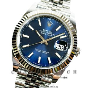 Rolex DateJust 41 Jubilee 126334 Blue Index