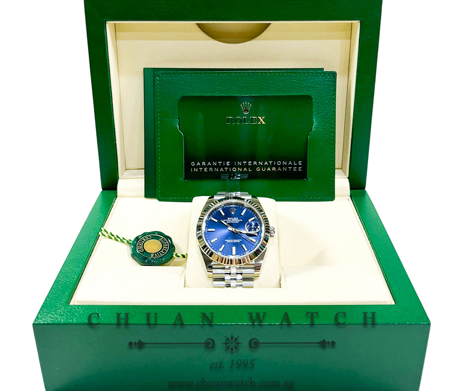 Rolex DateJust 41 Jubilee 126334 Blue Index - Image 4