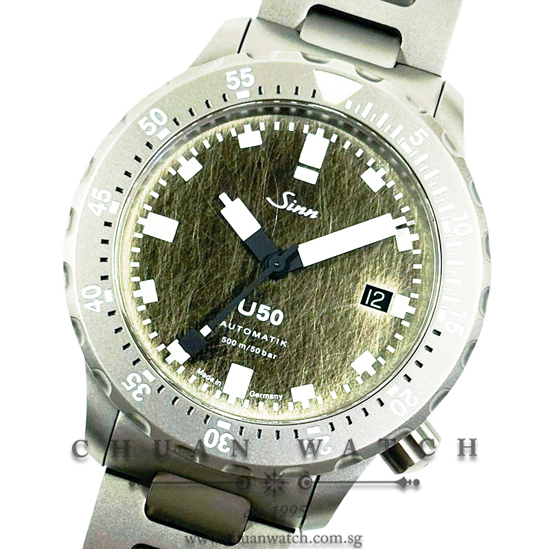 Sinn U50 DS 500M 'Grinding Dial' Tegimented Steel 41mm 1050.034