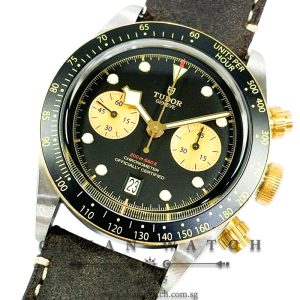 Tudor Black Bay Chrono S&G Two-Tone 41mm 79363N Black