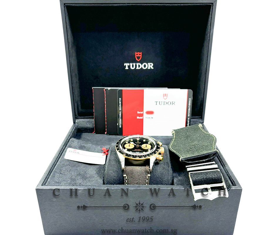 Tudor Black Bay Chrono S&G Two-Tone 41mm 79363N Black - Image 4