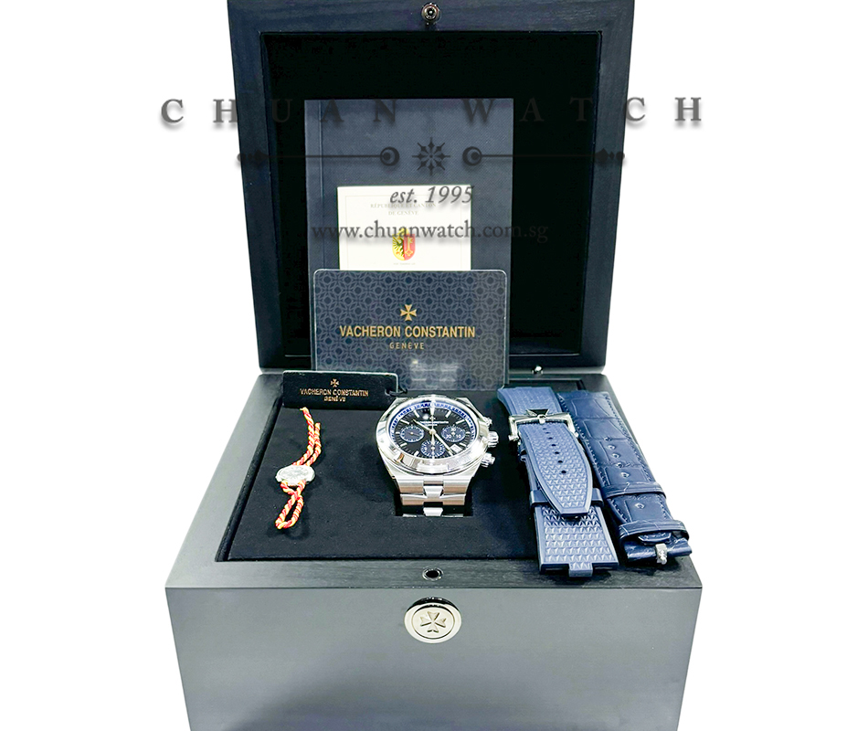 VACHERON CONSTANTIN 箱 Vacheron Constantin Overseas Chronograph 42.5mm 5500V Blue