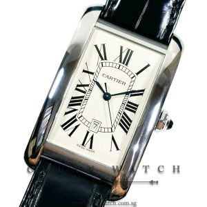 Cartier Tank Americaine Large Automatic White Gold 45.1mm W2603756 - Discontinued