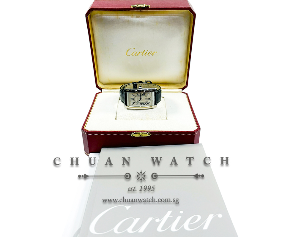 Cartier Tank Americaine Large Automatic White Gold 45.1mm W2603756 - Discontinued - Image 4