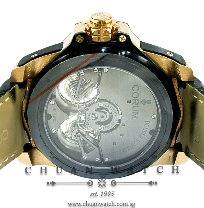 Corum Admiral's Cup AC-One 45 Double Tourbillon Rose Gold Diamonds 108.109.85/0F01-AN91 - Discontinued - Image 2