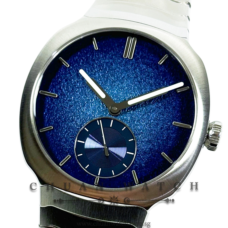 H. Moser & Cie Streamliner Small Seconds Blue Enamel 39mm 6500-1200