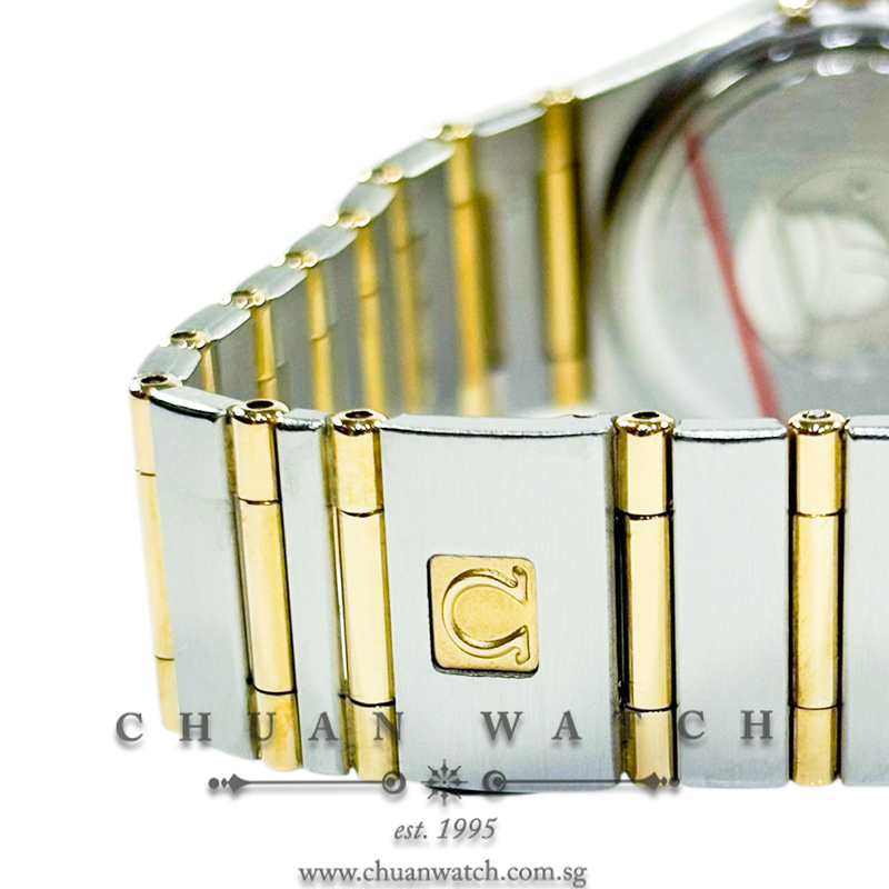 Omega Constellation '95 Mini Quartz Two-Tone 'Full Bar' 22.5mm 1262.30.00 Silver Index - Discontinued - Image 3