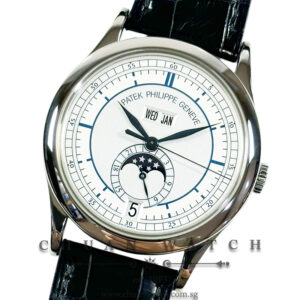 Patek Philippe Annual Calendar MoonPhase White Gold ‘Sector Dial’ 38.5mm 5396G-001 - Discontinued