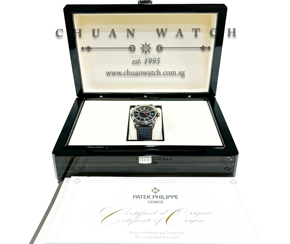 Patek Philippe Calatrava Date Sweep Seconds White Gold 40mm 6007G-010 Red - Image 4