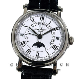 Patek Philippe Retrograde Perpetual Calendar MoonPhase White Gold 36mm 5059 - Discontinued