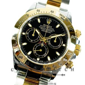 Rolex Cosmograph Daytona Two-Tone 116523 Black Index - Discontinued