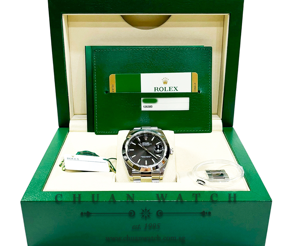 Rolex DateJust 41 126300 Black Index - Image 4