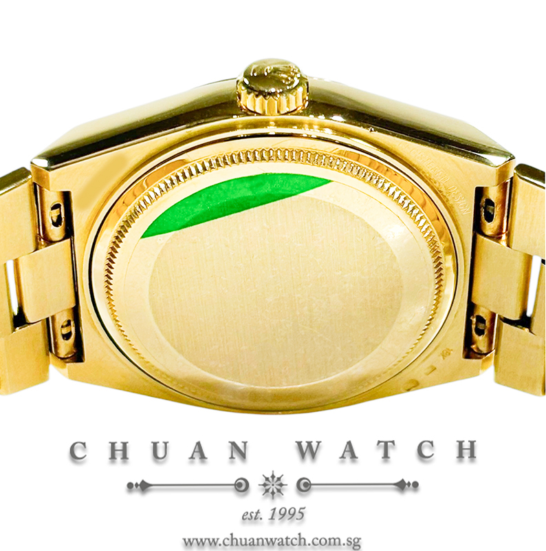 Rolex Vintage OysterQuartz Day-Date President Yellow Gold 36mm 19018 Champagne Index Tritium - Discontinued - Image 2