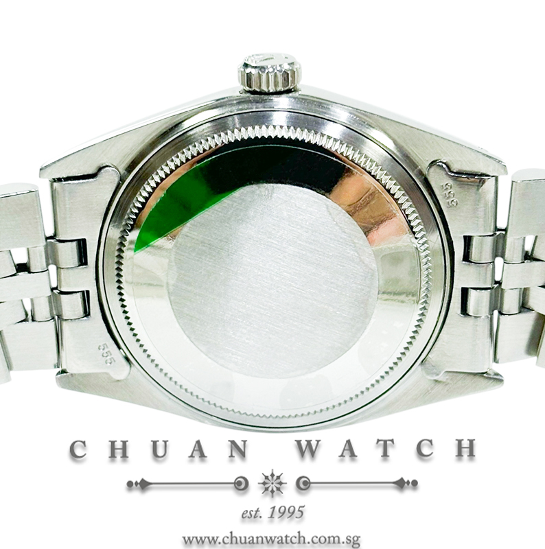 Rolex Vintage Gents' DateJust 36mm 1601 Silver 'Pie-Pan' Linen Index Tritium - Discontinued - Image 2