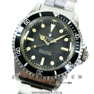 Rolex Vintage Submariner No-Date 5513 Matte 'Meters First' Tritium - Discontinued