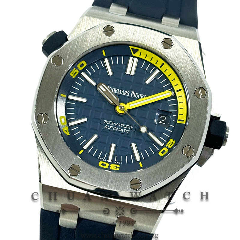 Audemars Piguet Royal Oak Offshore Diver Steel 42mm 15710ST Blue - Discontinued