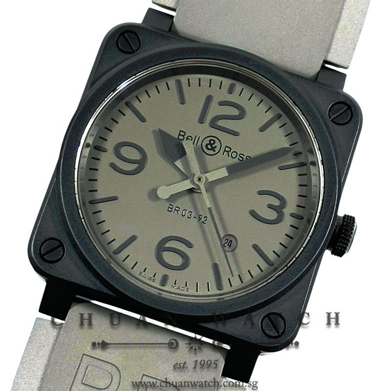 Bell & Ross BR 03-92 'Commando' Black Ceramic 42mm