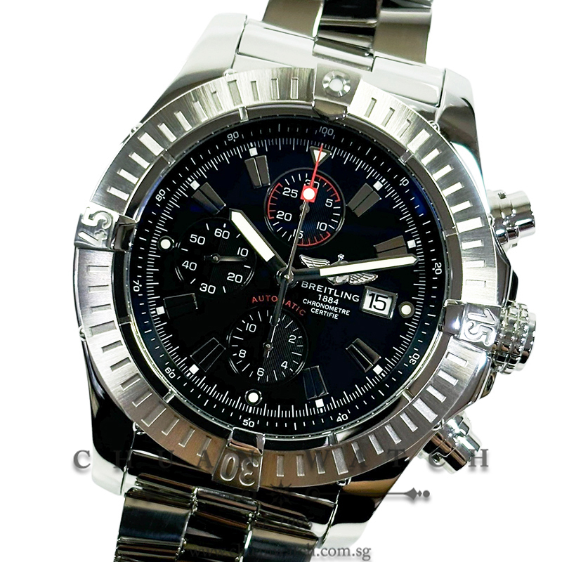 Breitling Super Avenger 48mm A13370 Black - Discontinued