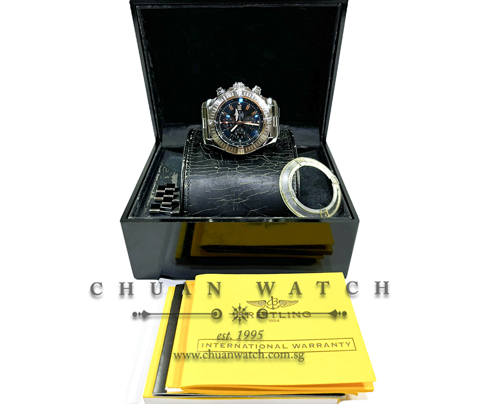 Breitling Super Avenger 48mm A13370 Black - Discontinued - Image 4