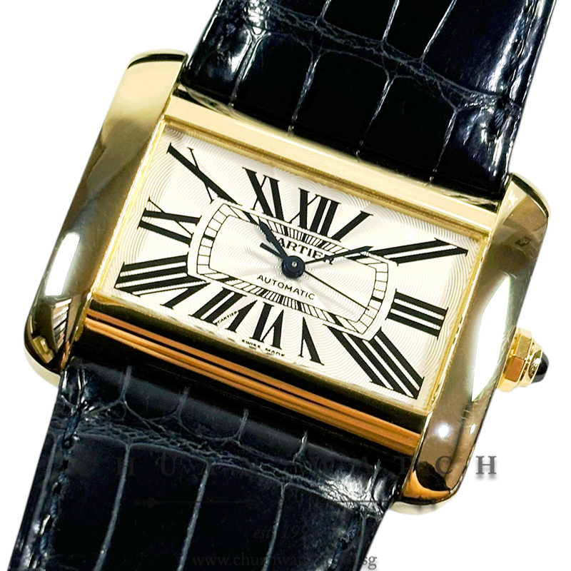 Cartier Tank Divan Large Automatic Yellow Gold 38mm W6300856 - Discontinued