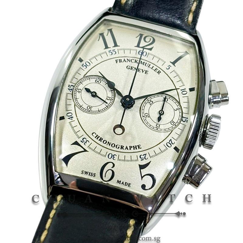 Franck Muller Casablanca 'Lemania' Chronograph Steel 5850 CC Silver - Discontinued
