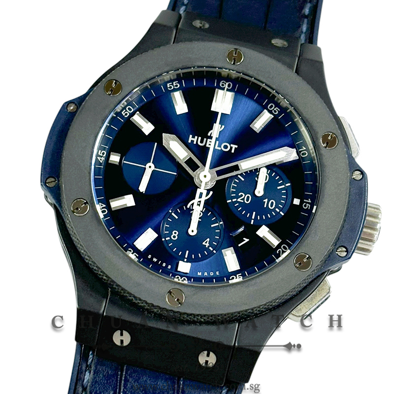 Hublot Big Bang Black Magic Ceramic Blue 44mm 301.CI.7170.LR - Discontinued