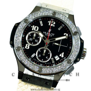 Hublot Big Bang Steel Black Diamonds 41mm 342.SX.130.RX.114