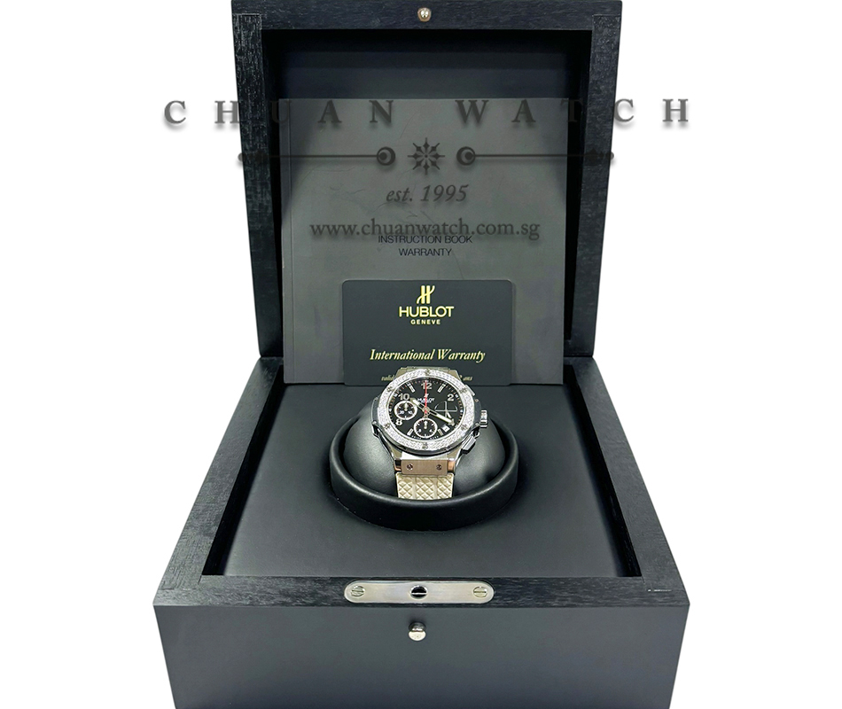 Hublot Big Bang Steel Black Diamonds 41mm 342.SX.130.RX.114 - Image 4