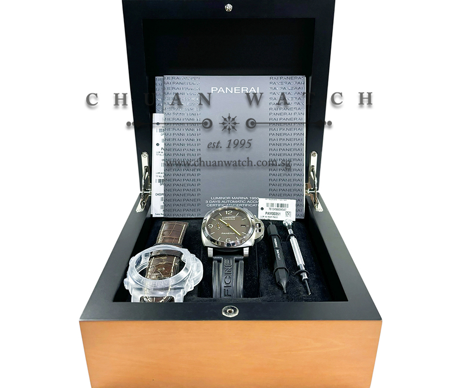 Panerai Luminor Marina 1950 3-Days Titanium 44mm Pam 351 Q - Discontinued - Image 4