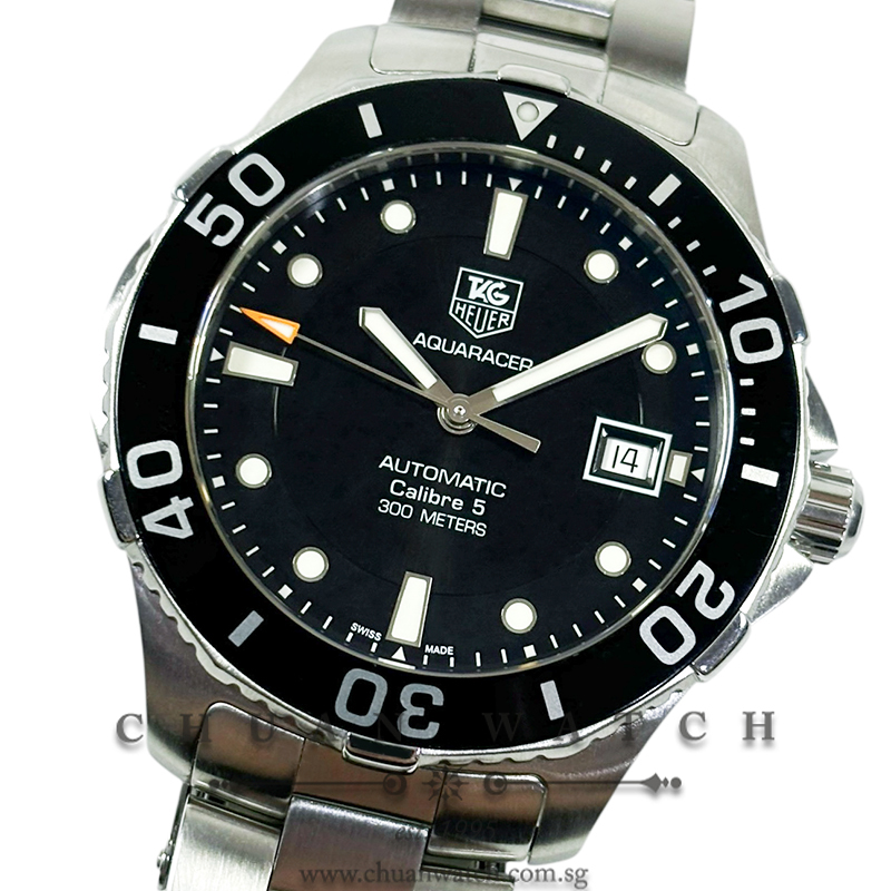 Tag Heuer Aquaracer 300M Calibre 5 Automatic 41mm WAN2110 Black - Discontinued