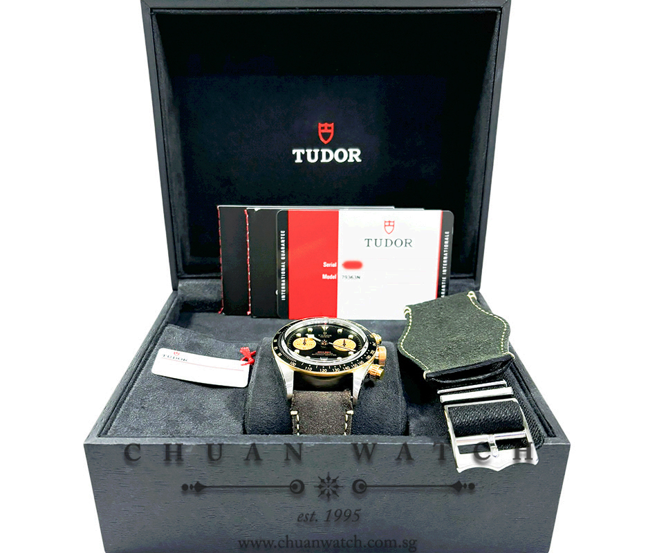 Tudor Black Bay Chrono S&G Two-Tone 41mm 79363N Black - Image 4