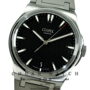 Czapek Antarctique Passage de Drake 'Black Ink' Steel 40.5mm 1531-II-RT-P/S