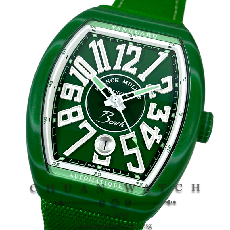 Franck Muller Vanguard Beach 'Summer Green' V 41 SC DT GF VR VE BC