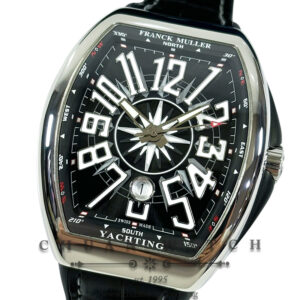 Franck Muller Vanguard Yachting Steel Black V 45 SC DT AC NR