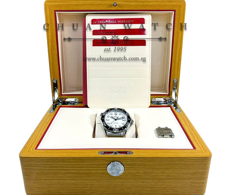 Omega Seamaster Diver 300M Co-Axial Master Chronometer 42mm 210.30.42.20.04.001 White - Image 2