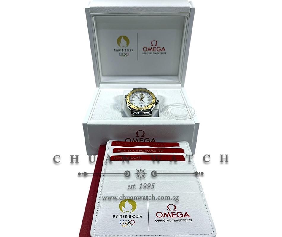 Omega Seamaster Diver 300M 'Paris 2024' Co-Axial Master Chronometer 42mm 522.21.42.20.04.001 - Image 2
