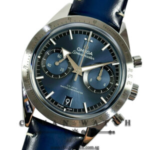 Omega Speedmaster '57 'Broad Arrow' Co-Axial Master Chronometer Chronograph 40.5mm 332.12.41.51.03.001 Blue